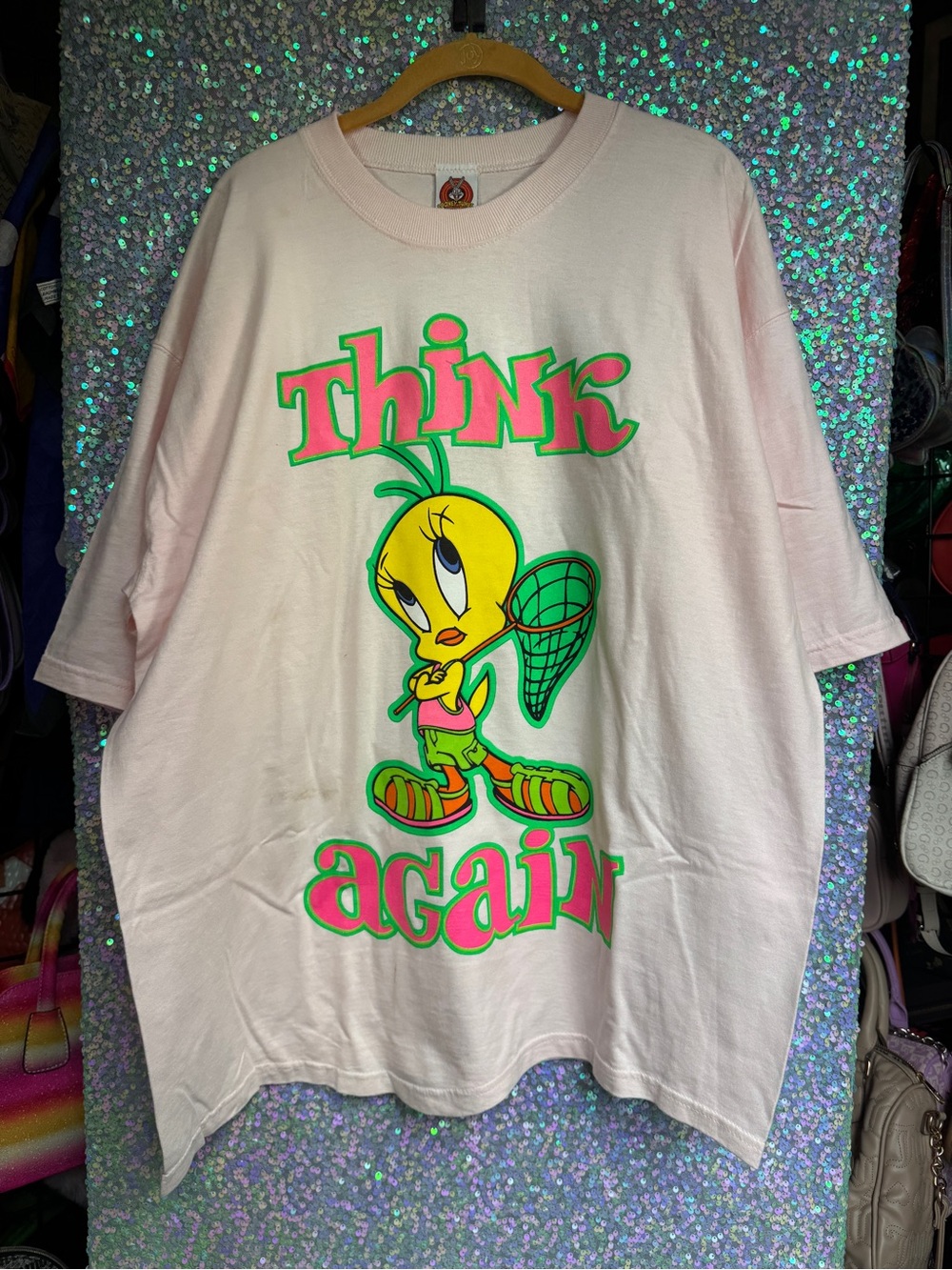 VTG Warner Bros. Looney Tunes Tweety Bird - “Think again”